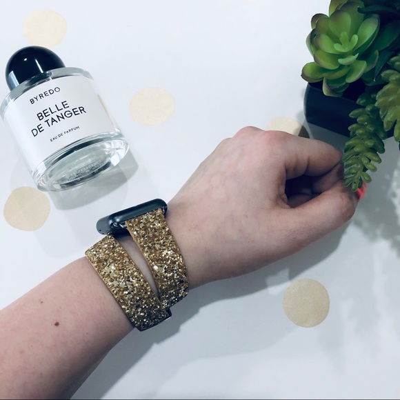 {DANI} Apple Watch Band / double wrap gold glitter - Picture 4 of 8